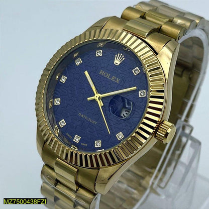 Men,s Golden Analogue Watch