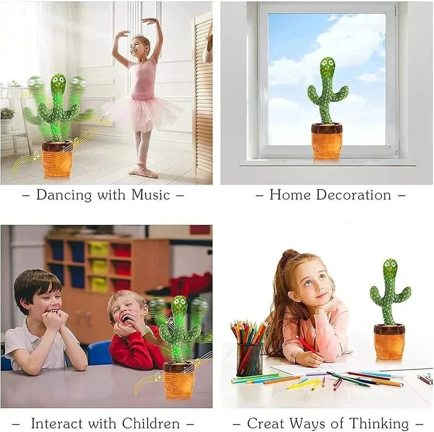 Dancing Cactus Toys For Kids Rechargeable. - Hamda.Store