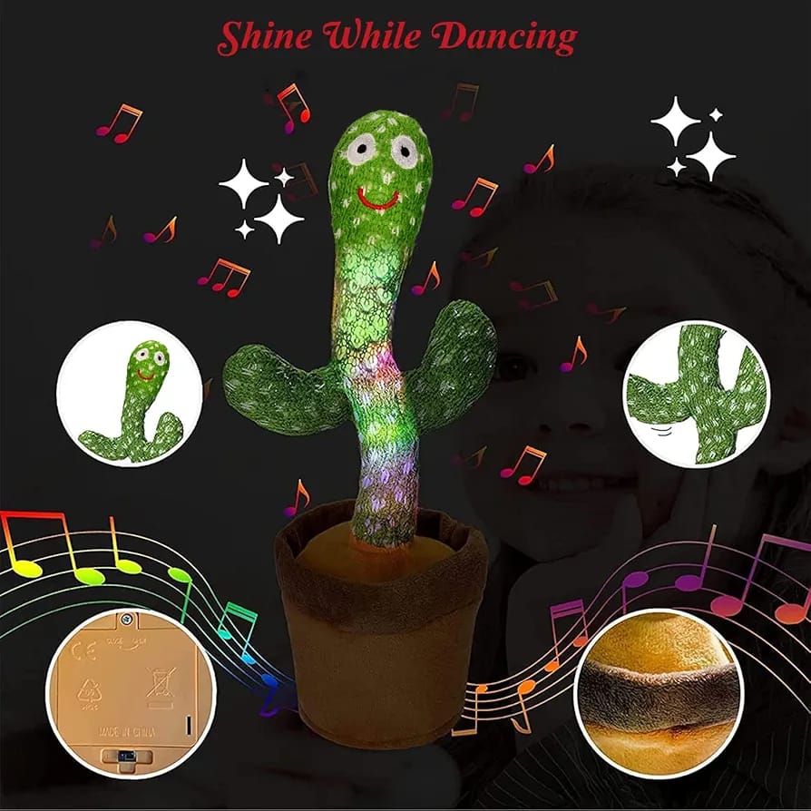 Dancing Cactus Toys For Kids Rechargeable. - Hamda.Store