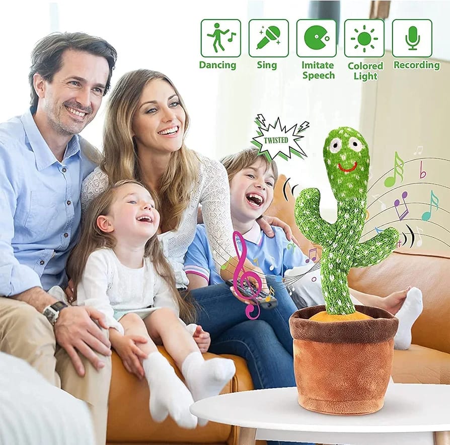 Dancing Cactus Toys For Kids Rechargeable. - Hamda.Store