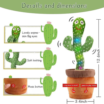 Dancing Cactus Toys For Kids Rechargeable. - Hamda.Store