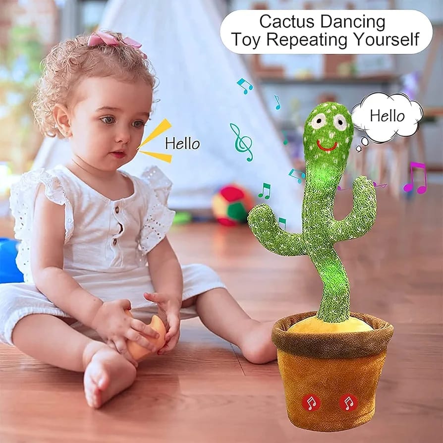 Dancing Cactus Toys For Kids Rechargeable. - Hamda.Store