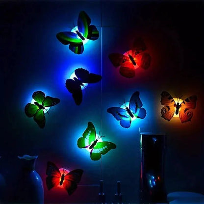 LED Butterfly Night Light Pack Of (6 Pcs) - Hamda.Store