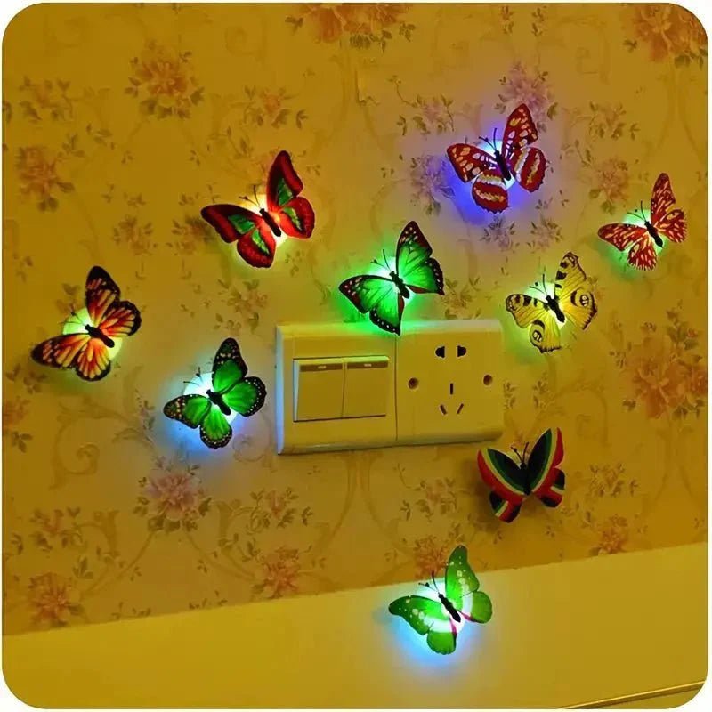 LED Butterfly Night Light Pack Of (6 Pcs) - Hamda.Store