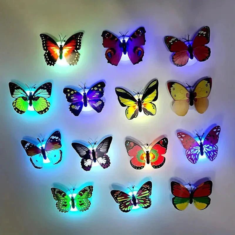 LED Butterfly Night Light Pack Of (6 Pcs) - Hamda.Store