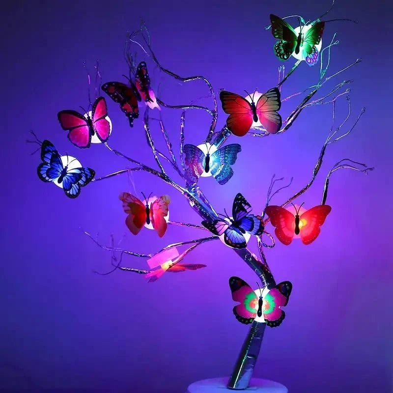 LED Butterfly Night Light Pack Of (6 Pcs) - Hamda.Store